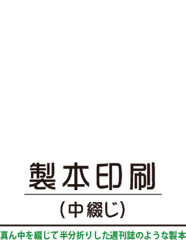 製本印刷（中綴じ）